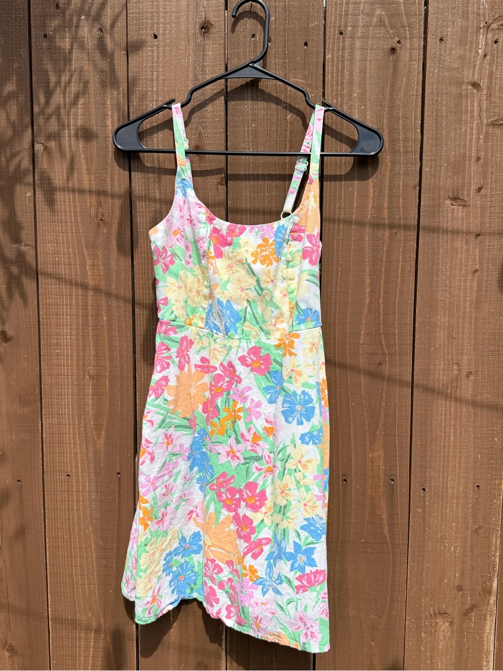 Old Navy Floral Mini Dress in Pastel Multicolor
